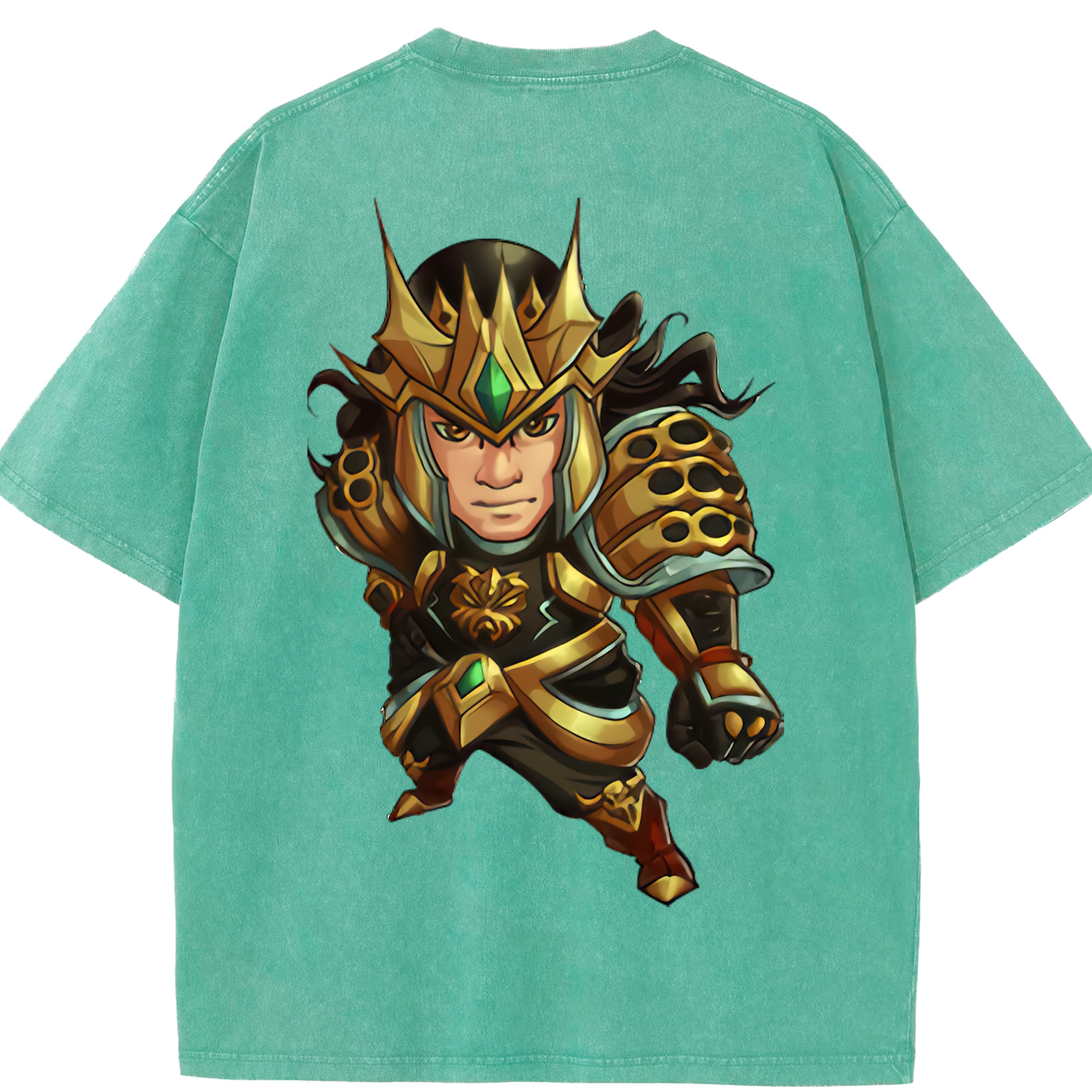 リーグ・オブ・レジェンド League of Legends LOL 綿100% ヴィンテージ風 半袖Tシャツ（背面プリント）